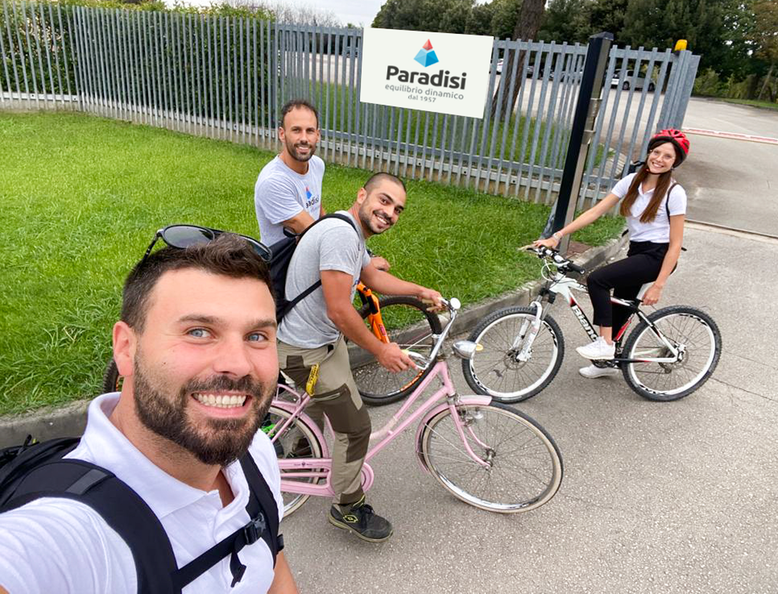 A lavoro in bici