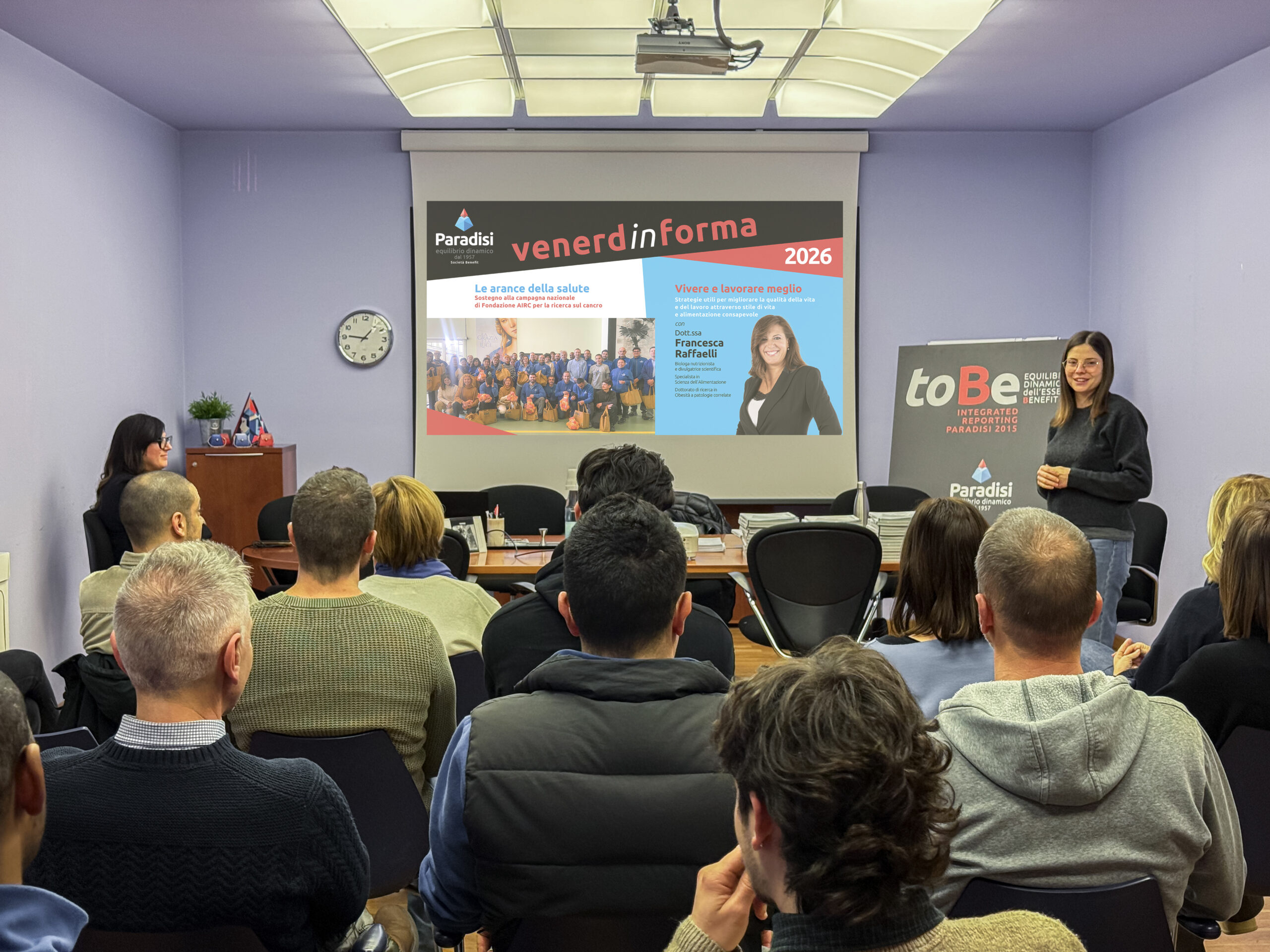 Benessere in azienda: con “Venerdì in forma” Paradisi rafforza il suo impegno per le persone