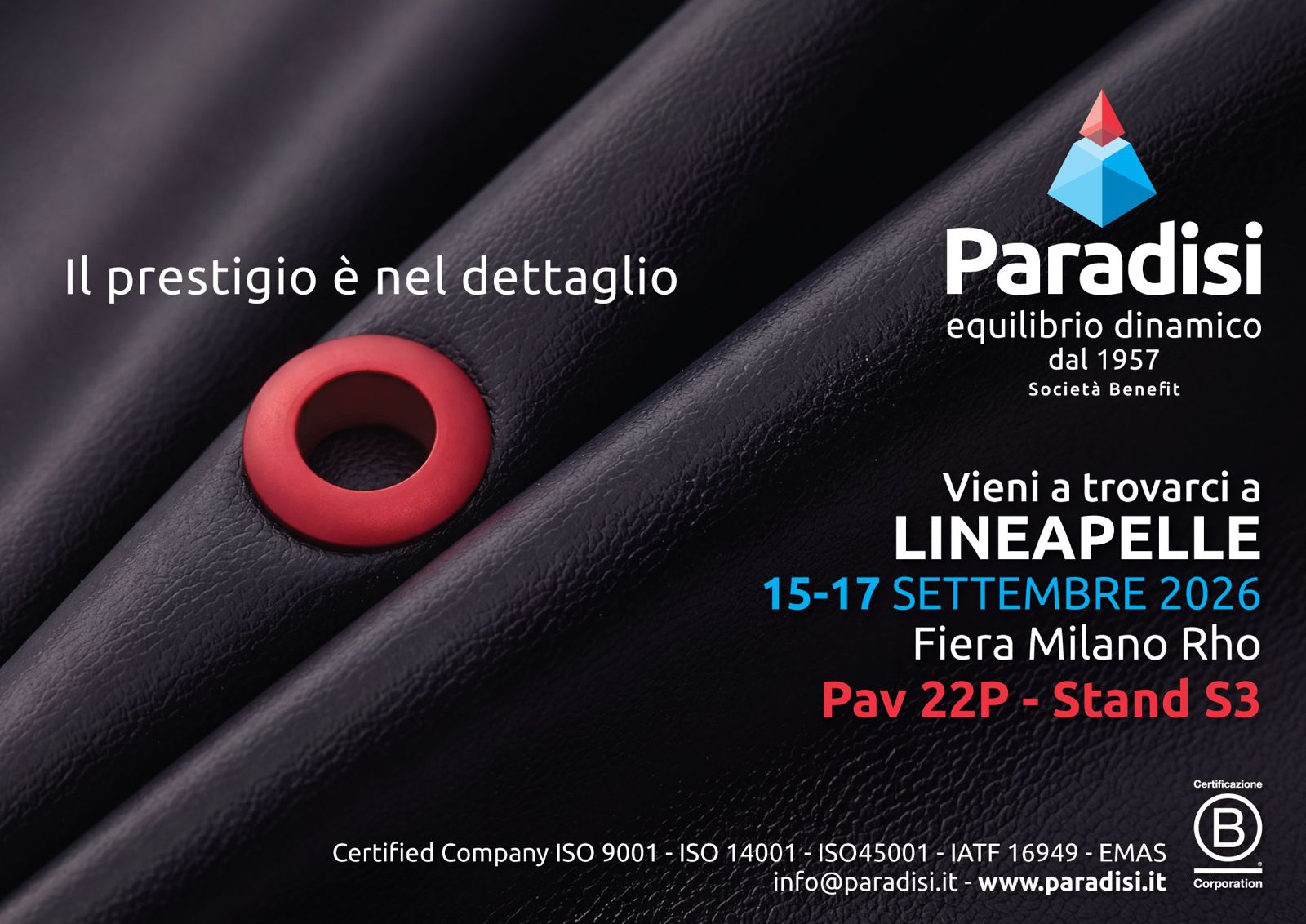 Lineapelle 2026: un nuovo appuntamento per Paradisi con il mondo della moda